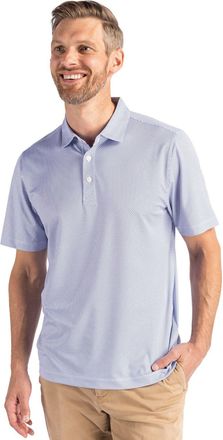 Cutter & Buck Pike Eco Symmetry Print Stretch Recycled Mens Polo