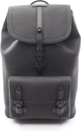 Louis Vuitton Black Leather Backpack (Pre-Owned)
