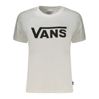 Vans Tops, Dames, Wit, 2Xs, Katoen, Flying V Crew Tee