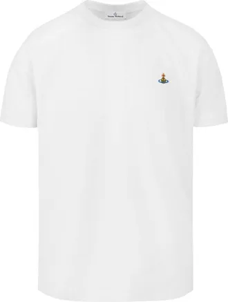 Vivienne Westwood Orb Logo Cotton T-Shirt - White