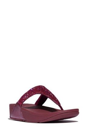 FitFlop Lulu Flip Flop in Luxe Plum at Nordstrom Rack, Size 10