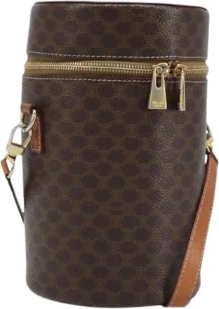 Celine Pre-owned Bucket Bags, female, Brown, Size: ONE SIZE Pre-owned Vintage Canvas Bucket Bag