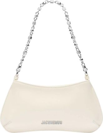 Jacquemus White Bisou Small Shoulder Bag