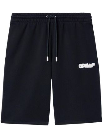 Off-white Spray Arrow track shorts - men - Cotton - M - Black