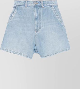 Emporio Armani denim shorts with side and back pockets