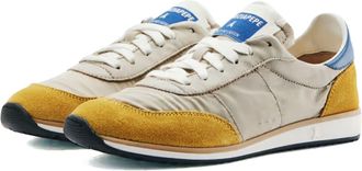 Patrizia Pepe Womens Sneakers Skin Blue-Ochre Trainers Blue/ochre