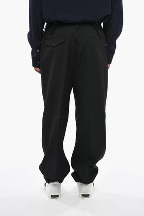 Dsquared2 MAGLIANO Pantaloni Tuxedo in Lana Vergine con Zip Laterale Dsquared2