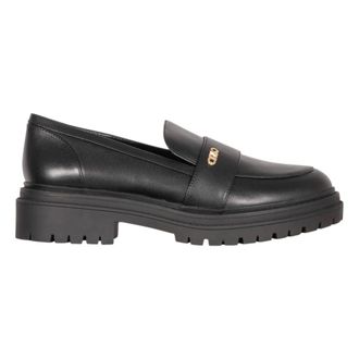 Michael Kors Loafers, female, Black, 5 UK, Black Vachetta Lug Loafer