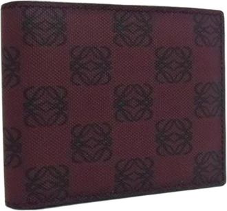Loewe Pre-owned Bi-Fold Wallet - Heren - Vintage Accessoires - Rood - ONE Size - Vintage