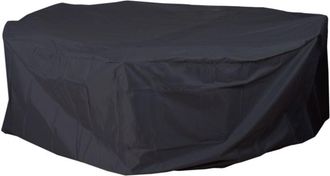 Hhg Hhg - Nunca Usado] Cubierta 648, Cubierta Protectora De Lona, Juego De Muebles De Jard&iacute;n, Antracita, Redondo &Oslash; 310cm