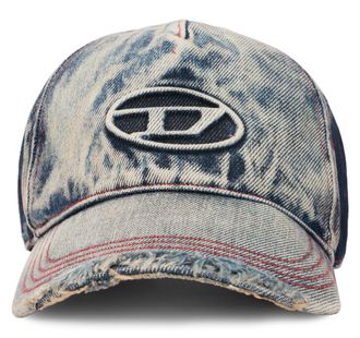 Diesel Mens Baseball Cap Denim Cotton Hat