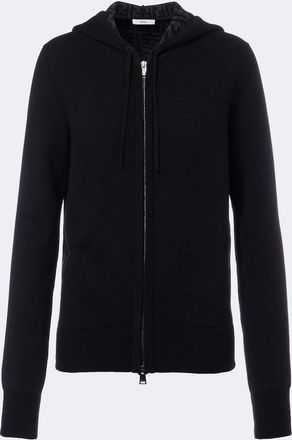 Fendi Felpa con cappuccio in misto cashmere