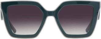 Longchamp Green Gradient Irregular Mens Sunglasses LO792S 303 53
