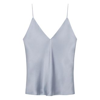 Anine Bing Ellen V-neck Silk Top