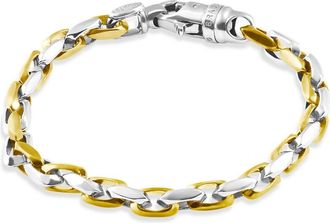 Pompeii3 Mens 14k Gold (39gram) or Platinum (63gram) 6mm Link Bracelet 8.25