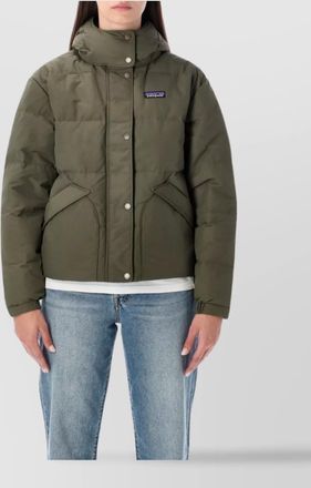 Patagonia insulated jacket featuring adjustable elements