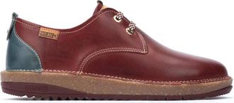 Pikolinos Baza Veterschoen - Dames - Veterschoenen - Rood - 36 EU - Leer - Schoenen