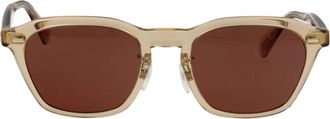Oliver Peoples Stijlvolle SUN Zonnebril - unisex - Zonnebrillen - Beige - 52 MM - Accessoires