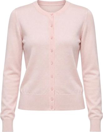 Dolce & Gabbana Zijden vest - Dames - Vesten - Roze - 2XL - Truien & Vesten