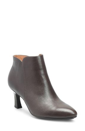 S&ouml;fft Sasha Water Resistant Bootie in Chocolate at Nordstrom, Size 6.5