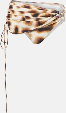 CHRISTOPHER ESBER Braga de bikini Orbit estampada
