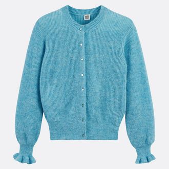 La Redoute Collections Vest met knoopsluiting, mix van alpaca en wol