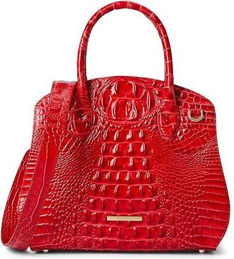 Brahmin Rosetta Cross Body Womens Handbags Sriracha, Leather/Polyester