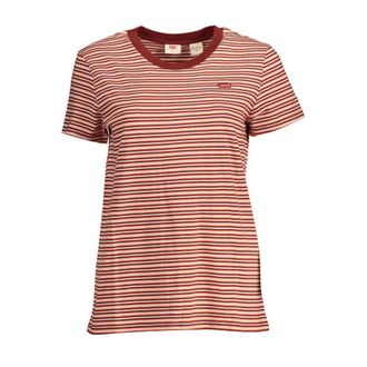 Levi's Rosso Katoenen Dames T-Shirt