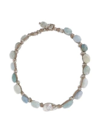 Mela Collana con decorazione - Toni neutri