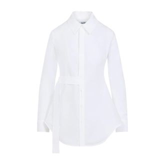 Jean Paul Gaultier Dames, Blouses & Shirts, Wit, Maat: 2XS Katoen