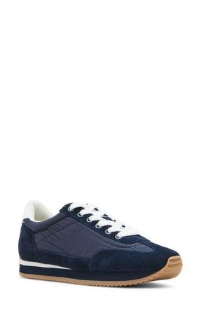 Blondo Ersula Low Profile Waterproof Sneaker in Navy Nylon at Nordstrom, Size 8.5