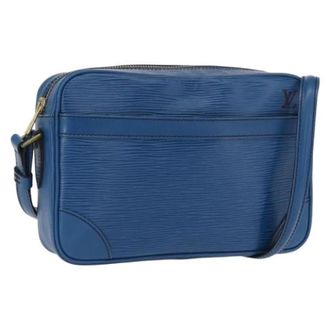Louis Vuitton Pre-owned Vintage Cross Body Bag - Dames - Pre-owned - Blauw - Maat: ONE Size Leer