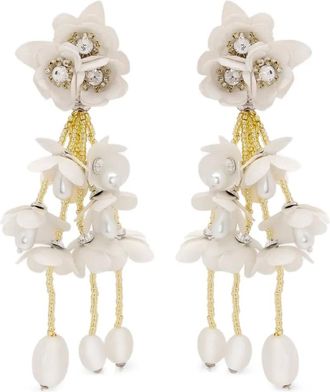 Oscar De La Renta Orecchini a clip - Toni neutri