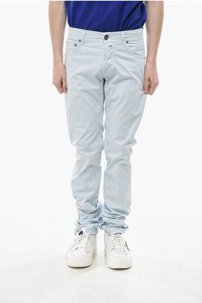 Corneliani ID LUXURY DENIM Tone-on-Tone Embroidered Jeans size 30