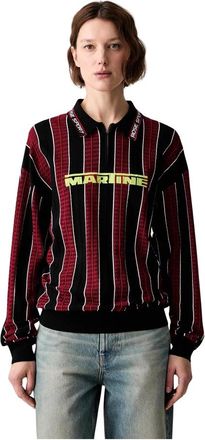 Martine Rose Logo Polo - Dames - Vesten met rits - Veelkleurig - S - Polyester - Hoodies & sweatvesten