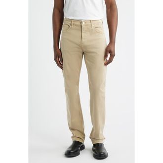 Frame Denim Modern Straight Leg Five-Pocket Twill Pants in Antique Beige at Nordstrom, Size 38