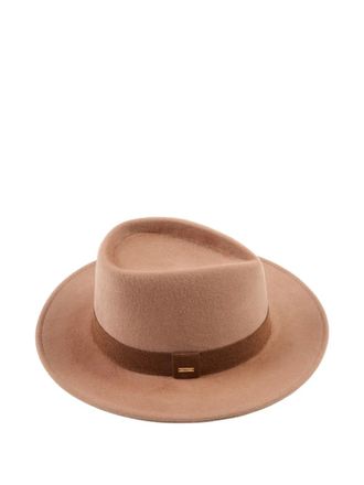 Eugenia Kim ribbon fedora hat - Beige