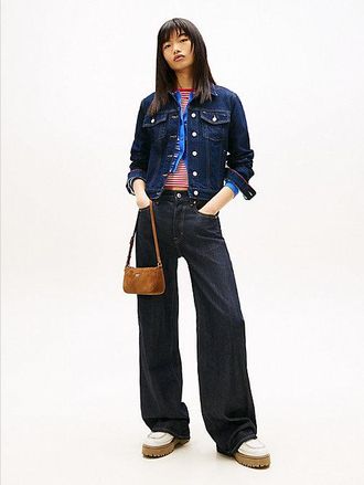 Tommy Hilfiger Selvedge Mid Rise Relaxed Straight Leg Jeans