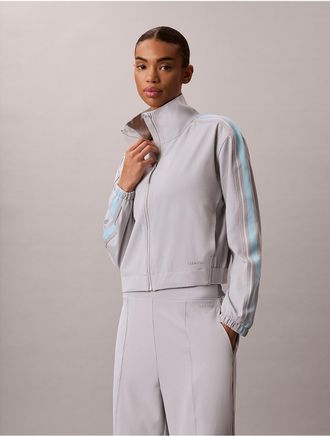 Calvin Klein Calvin Klein Womens Commuter Logo Tape Woven Jacket - Grey - XL