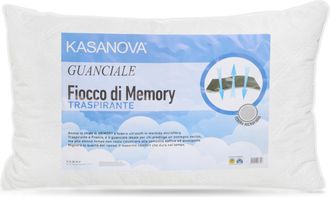 KASANOVA Guanciale fiocco di memory 45x75 cm