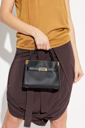 Tory Burch Handbag Lee Radziwill Petite, Womens, Navy Blue