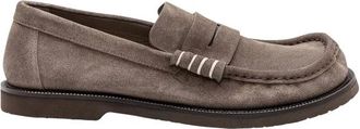 J.W.Anderson Schoenen, Heren, Grijs, 42 EU, Leer, Loafer Mocassin RS M