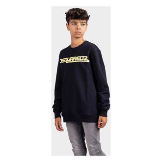 Dsquared2 Kids Sweatshirts, male, Black, 4 Y, Relax Felpa Jumper