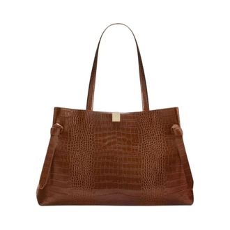Yuzefi Bolso Tote Gyoza - Bags - Mujer - Marr&oacute;n - ONE SIZE