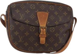 Louis Vuitton Pre-owned Vintage Canvas Cross Body Tas - Dames - Vintage Schoudertas - Bruin - ONE Size - Vintage