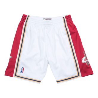 Mitchell & Ness NBA Swingman Shorts Cleveland Cavaliers Home 2003-04 White Red SMSHGS18225-CCAWHIT03