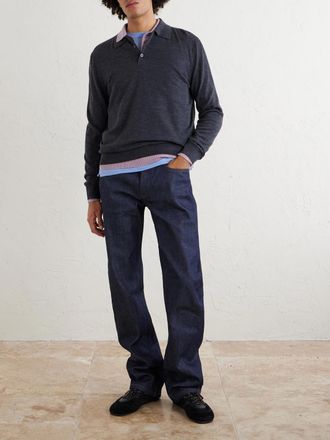 A.P.C. Wool Polo Shirt