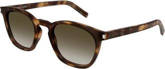 Saint Laurent Authentieke SL 28 048 Bril - unisex - Zonnebrillen - Bruin - 49 MM - Accessoires