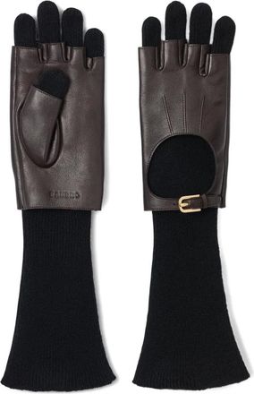 Sandro Guanti a strati - Marrone