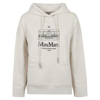 Max Mara Hoodies, female, Beige, Size: XS S Max Mara Sweaters